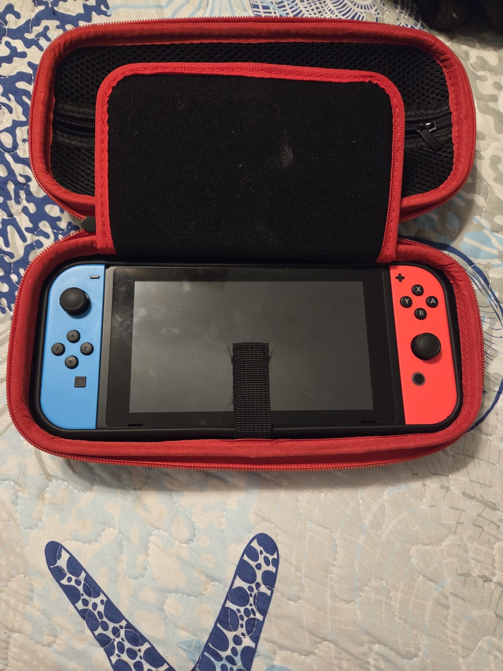 Nintendo Console with Neon Blue and Neon Red Joy-Con - Portable Gaming